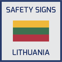 Safety signs for Lithuania